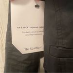 Alexander Wang  Faux Leather Moto Jacket / Silk Blouse size 4 Black Photo 4