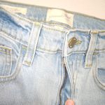 Universal thread fitted hip & thigh Flared leg long size 4 waist 28 length 45'' Blue Photo 2