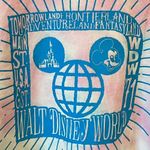 Disney Walt  World Tie Dye Mickey and Castle  Lounge Pullover Photo 4