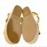 Urban Outfitters Size 9 Yellow Sierra Espadrille Strappy Wedge Sandal Photo 7