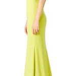 Badgley Mischka Key Lime Gash Gown Size 8 US $660 Photo 0