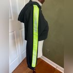 Forever 21 cropped zipper hoodie Los Angeles reflector stripe Size Small Photo 1