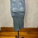 Monrow Camo Tee Shirt Dress Succulent Green Short‎ Sleeve Ruched Size US Small Photo 8