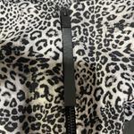 Vince Camuto Snow Leopard Pencil Skirt Back Zip Black Grey Size S Small Photo 3