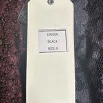 Barok Paris Lace Long Sleeve Maxi Dress Two Tone Burgundy Red & Navy Blue Photo 8