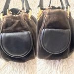 Juicy Couture Rare 2010” Brown & White Velour Scottie Dogs Shoulder Bag Photo 3