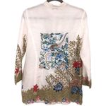 Citron Santa Monica Jacket Womens M Used Silk Linen Size M Photo 1