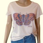 Lucky Brand  Size XXL Women's Butterfly Graphic T-Shirt, Marshmallow. New Photo 0