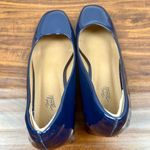 Heel the World Dress Pumps Block Heel Square Toe 9 Blue Photo 6