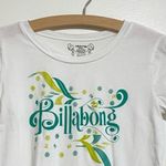 Billabong  white babydoll short sleeve tee shirt Photo 5