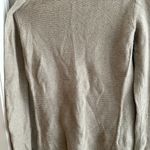 Madewell XS Oatmeal Beige Long Sleeve Sweater Top knit crewneck Photo 3