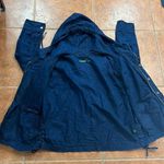 Lauren Ralph Lauren Linen Blend Hooded Canvas Jacket size L Blue Size L Photo 7