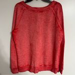 Nba Women’s  Detroit Pistons Boat Neck Sweatshirt Size Large Red Basketball Photo 6