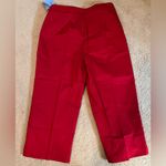 Chadwick's ❤️ NWT Chadwick’s Petite Red Capri Pants Photo 2