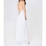 Girl & the Sun Luna Tie Back Maxi Dress White Size XS Photo 1