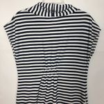Csilla Somogyi Cowl Neck Striped Dress Size M Blue Size M Photo 5