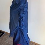 C/MEO COLLECTIVE denim button down blouse Photo 6