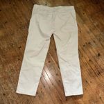 Loft  tan minimalist size 12 Modern Chino business casual crop pants Photo 2