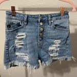 KANCAN Krista High Rise Shorts Blue Size 26 Photo 3