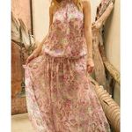 MISA Los Angeles  Angelina Drop Waist Ethereal Maxi Dress Paisley NWT M/L $370 Photo 0