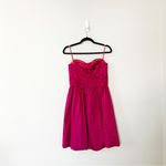 Eliza J  Strapless Cocktail Mini Dress Fuschia Size 8 Photo 67