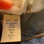 Madewell  Low Slung Baggy Jeans Womens Size 28 Blue Denim‎ High Rise Wide Leg Photo 12