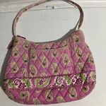 Vera Bradley Retired Bermuda Pink Hand Bag Small Purse Floral Paisley Boho Style Photo 0