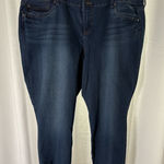 Torrid  Stretch Jeans Denim Skinny Triple button Size 24 EUC 508‎ Photo 0
