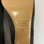 Women’s Mer Du Nord Luxury Gray Suede Pumps 3 1/2” Heels European 38 US 7 Photo 8