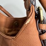 Merona by Target faux leather brown over the shoulder handbag purse pockets Photo 7