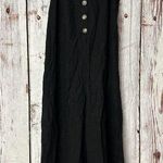 Topshop Wide Leg Crop Jumpsuit - Black / Size 6 Photo 0