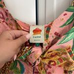 Farm Rio  Pineapple Dress fruits pink mini smocked Photo 2