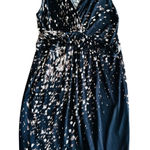 Elie Tahari  Women’s Dress Medium Wrap Monochrome Confetti Photo 0
