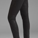 joe's jeans Coated Criss Cross Seam Skinny Jeans Photo 1