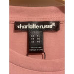 Charlotte Russe T Shirt Women's XL Pink Motor Speedway Graphic Tee Casual NEW Photo 5