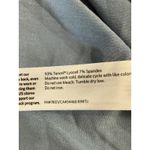 Eileen Fisher  Womens Long Sleeve V Neck Tunic Top Blue Size‎ S Soft Photo 4