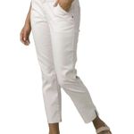 prAna New NWT Womens 4 27 Kayla Jeans White Crop Chino Organic Elastane High Ris Photo 1