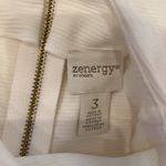 Chico's Zenergy by Chico’s Ribbed Long Sleeve Cold Shoulder Mock Neck Half Zip EUC Sz 16 Photo 4