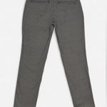 Gap Khakis Slim City Pants Black & White Check | Size 6 Photo 2