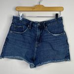 Good American  Good Vintage Frayed Denim Cutoffs Jean Shorts Stretch Womens 8 29 Photo 0