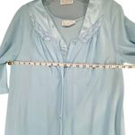 Vassarette Vintage Robe Night Dress S Baby Blue Nylon Night Gown Grannycore USA Photo 8