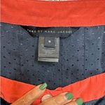 Marc by Marc Jacobs  Silk blend Tank Top Button Up navy and Orange Size 6 Photo 1