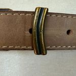 Northern Reflections women's M genuine Italian leather camel brown adjust belt Photo 8