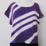 Exist Purple Tie Dye Crop Tee Photo 2