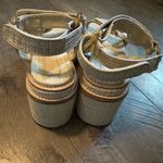 Cult Gaia NEW  Elka Platform Sandals Raffia Tortoise 38 Photo 5