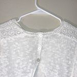 Lucky Brand Geometrical knitted Cardigan 3/4th Sleeve Button Blouse Size Small Photo 3