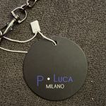 NWT P Luca Milano Geometric Design Pink Black Crossbody Purse Bag Photo 3