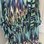 Karen Millen  Tie Dye Studded Woven Bardot Drama Maxi Kimono Photo 9
