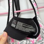 Victoria Sport Victorias Secret Sport White & Pink Logo Athletic Sports Bra Photo 2