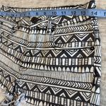 Pacsun Bullhead Aztec Tribal Mid Rise Denim Shorts Size 5 Frayed Hem Black White Photo 2
